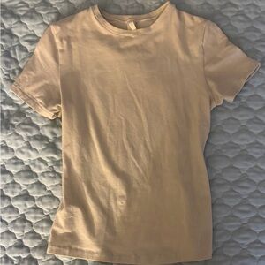 Zara Cream Short Sleeve Tee